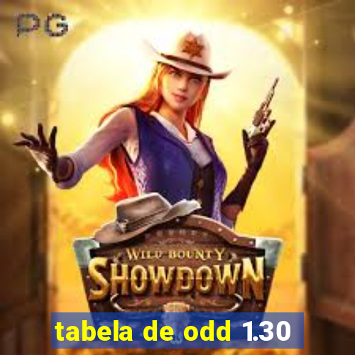 tabela de odd 1.30